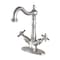 Kingston Brass KS1498BEX Vessel Sink Faucet, Brushed Nickel KS1498BEX - alternate 1